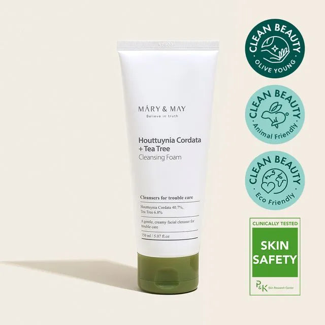 Houttuynia Cordata + Tea Tree Cleansing Foam