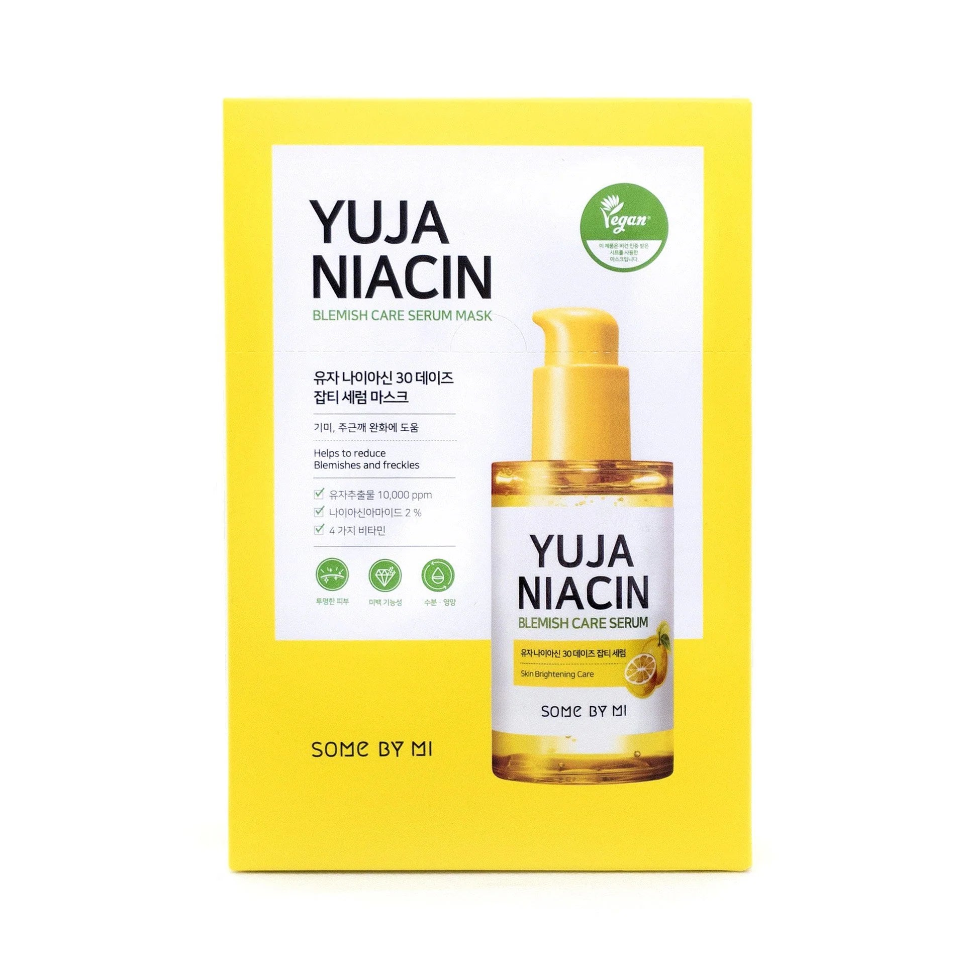 SOME BY MI - Yuja Niacin Blemish Serum Sheet Mask 25ml