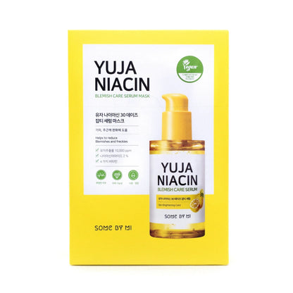 SOME BY MI - Yuja Niacin Blemish Serum Sheet Mask 25ml