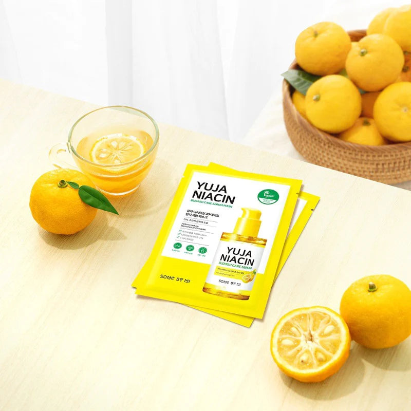 SOME BY MI - Yuja Niacin Blemish Serum Sheet Mask 25ml