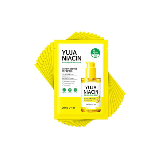 SOME BY MI - Yuja Niacin Blemish Serum Sheet Mask 25ml